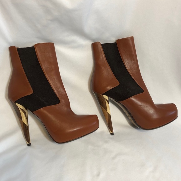 FENDI Platform Ankle Booties - Picture 4 of 12